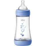 Chicco Perfect5 biberon in silicone, blu 240 ml