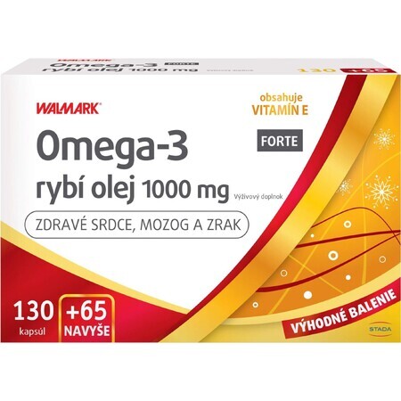 Walmark Omega 3 sterke visolie 195 capsules