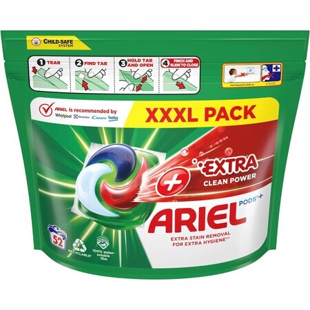 Ariel + Extra Clean capsule 52 capsule