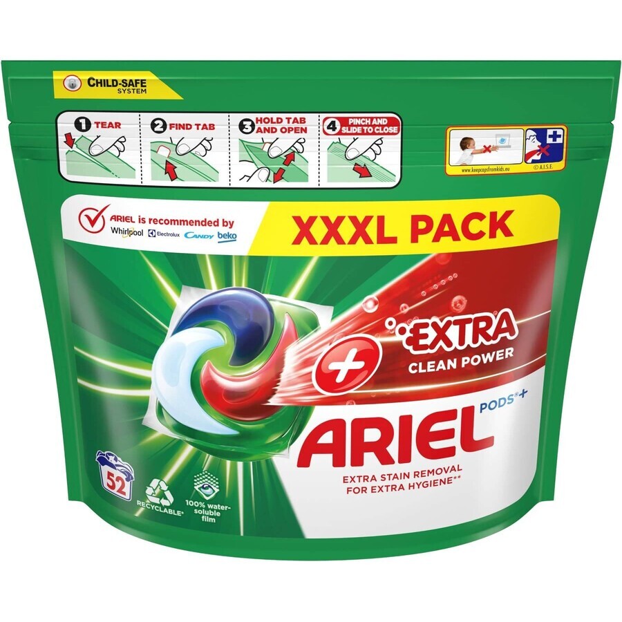 Ariel + Extra Clean capsule 52 capsule