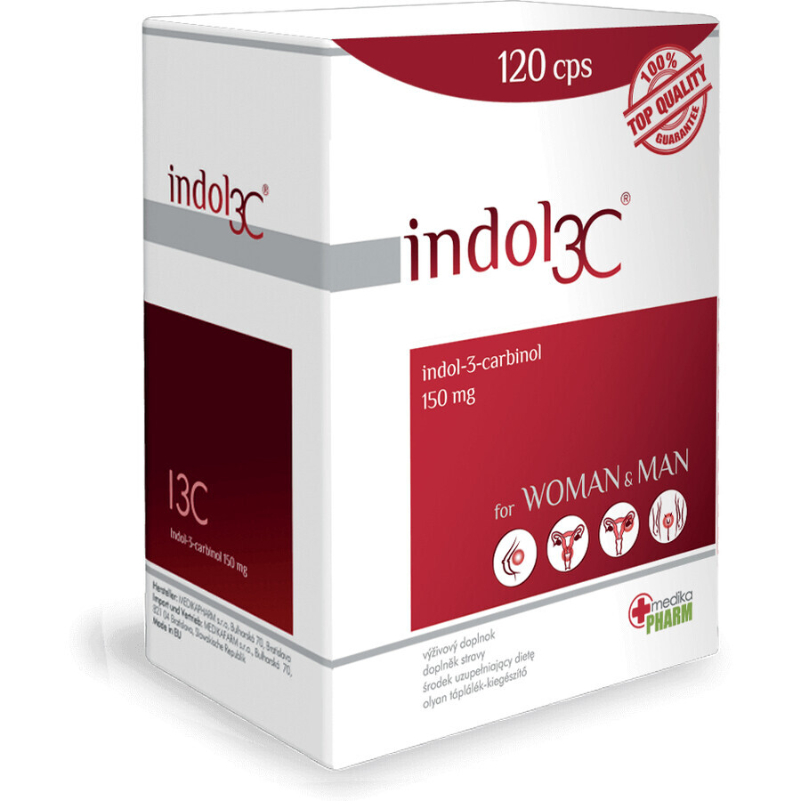 Indol 3C twice-daily 120 capsules