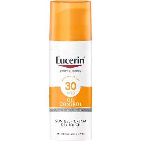 Eucerin SUN Oil Control FPS 30 Protección solar para el rostro 50 ml