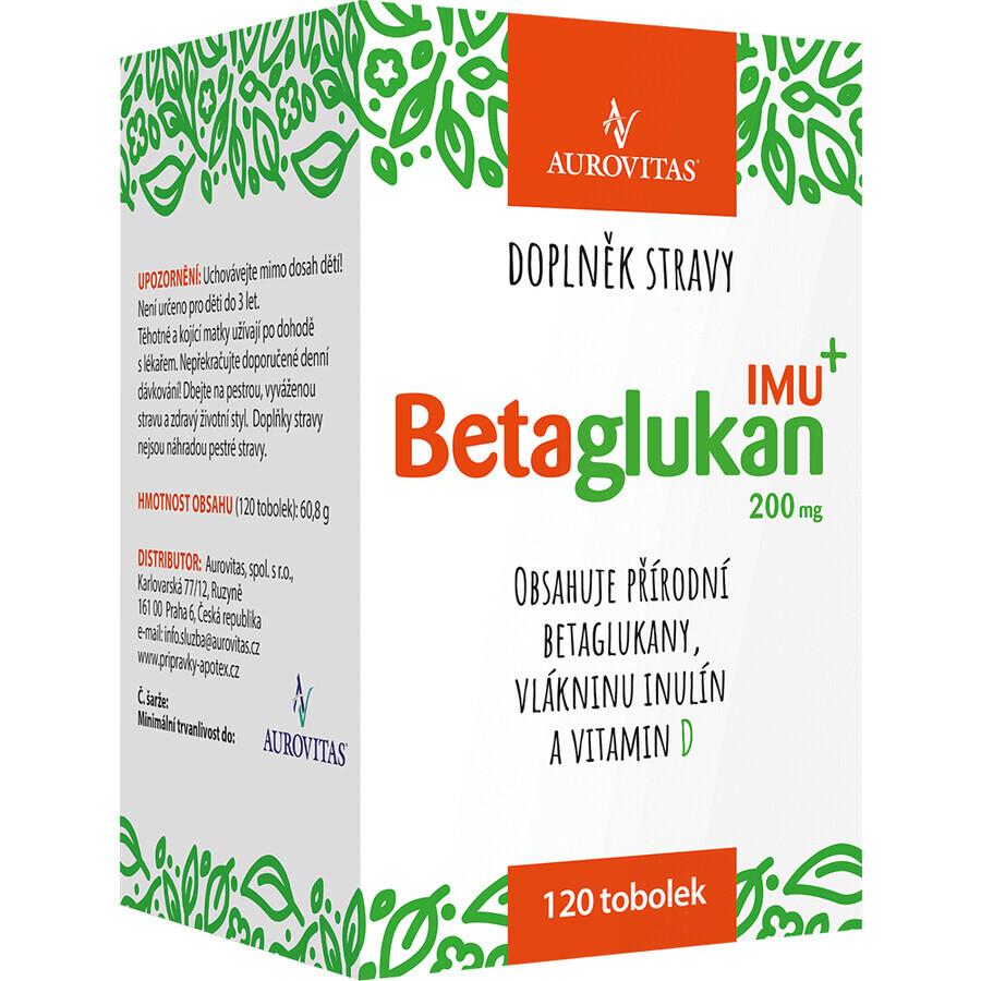 Betaglucan IMU 200mg 120 capsule tari