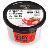 Natura Siberica Organic Shop - Körperschaum mit Erdbeeren und Joghurt 250 ml