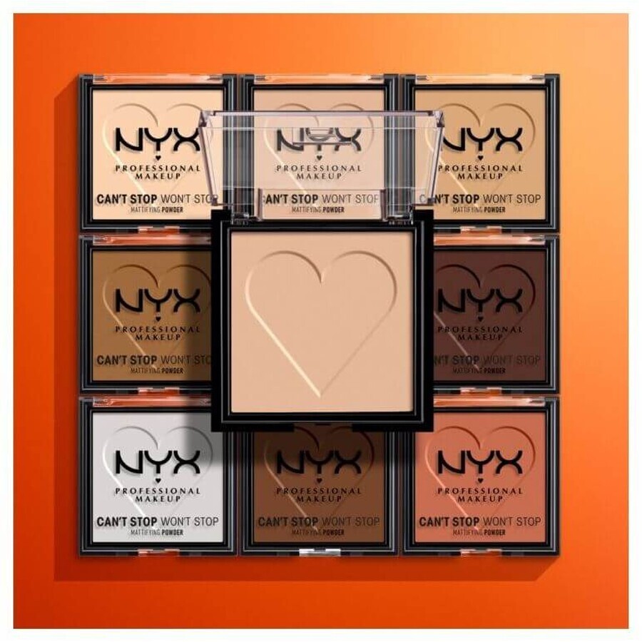 NYX Professional Makeup Polvos matificantes NYX Professional Makeup Can't Stop Won't Stop - 13 Bright Peach 6 g