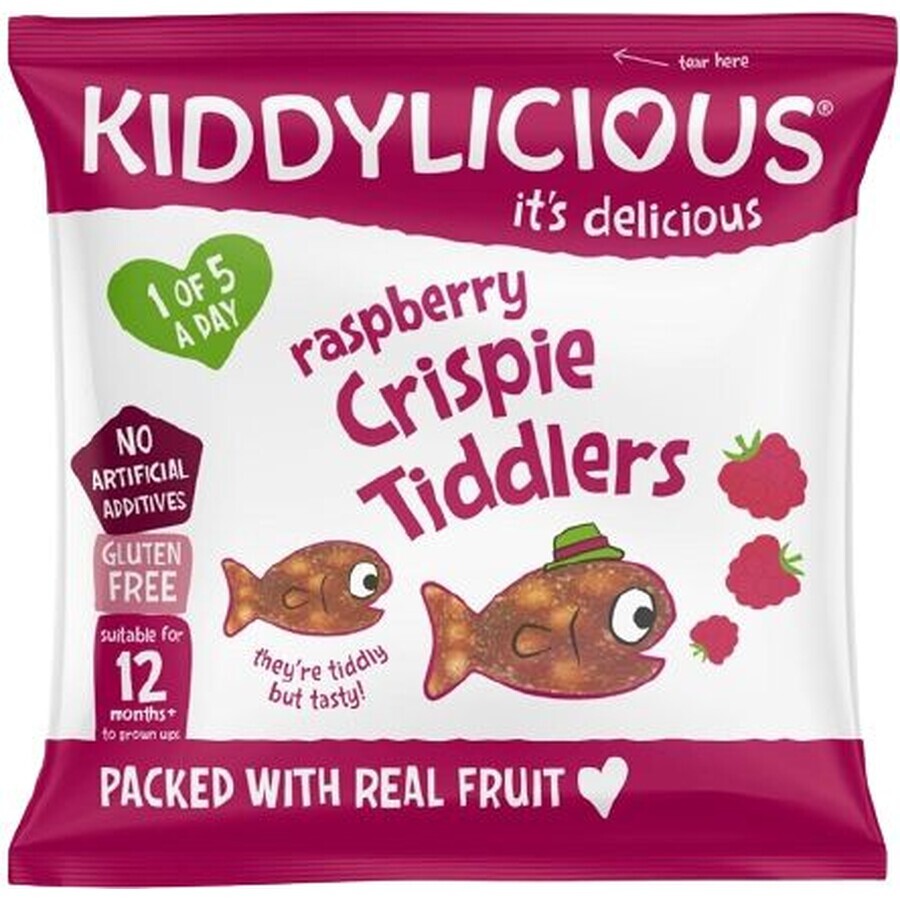 Kiddylicious Knuspriger Fisch mit Himbeeren 12 g