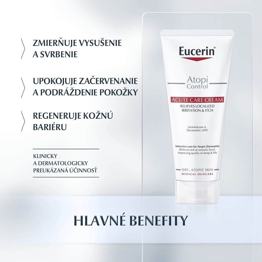 Eucerin AtopiControl ACUTE Crème voor droge en atopische huid 100 ml