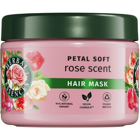 Herbal Essences Rosenduft Blütenblatt Soft Mask für trockenes Haar 300 ml