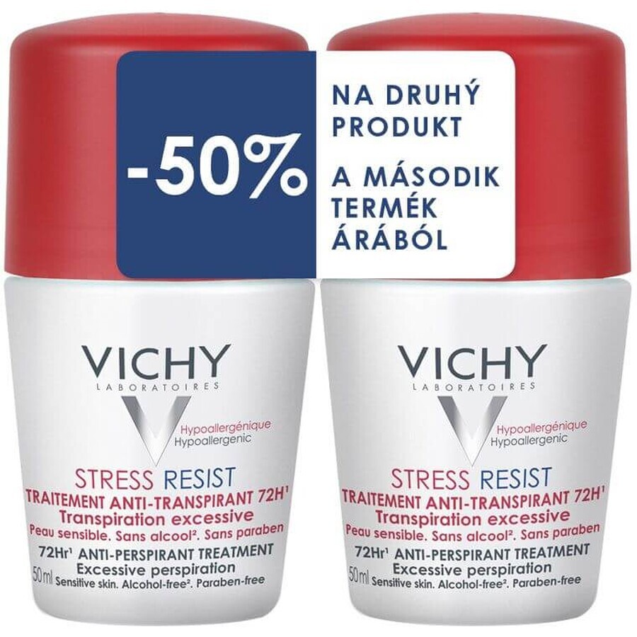 Vichy Antitranspirant Stress Resist 72h Antitranspirant Roll-on 2 x 50 ml