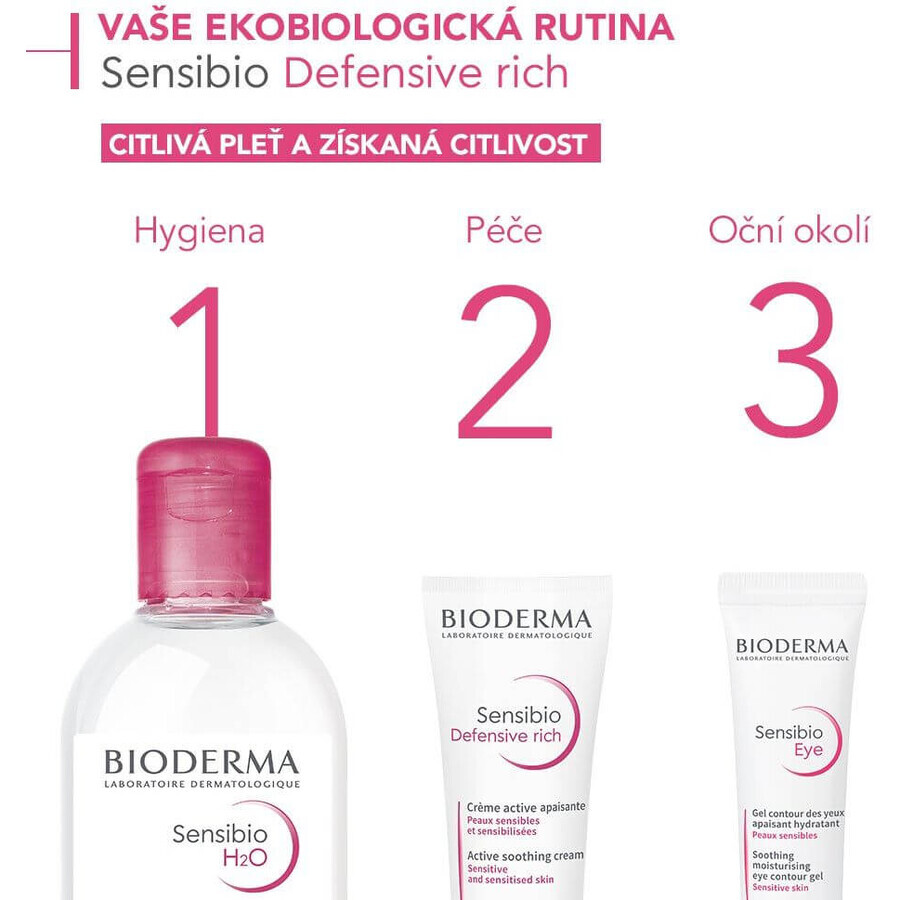 Bioderma Sensibio Defensive rich soothing cream with nourishing texture 40 ml