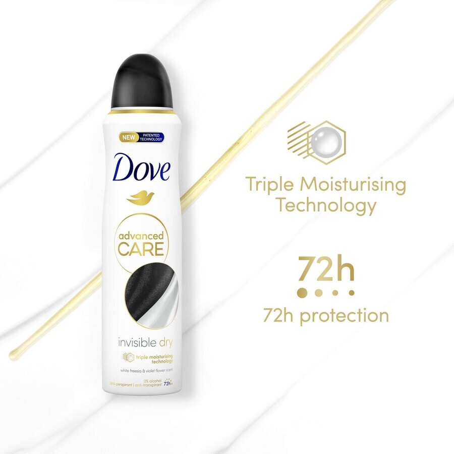 Dove Advanced Care Invisible Dry Antiperspirant Spray 150 ml