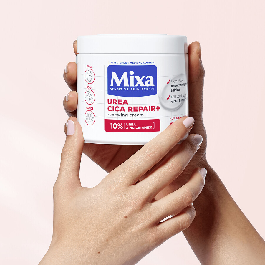 Mixa Urea Cica Repair+ cuidado regenerador para pieles muy secas y ásperas, 400 ml