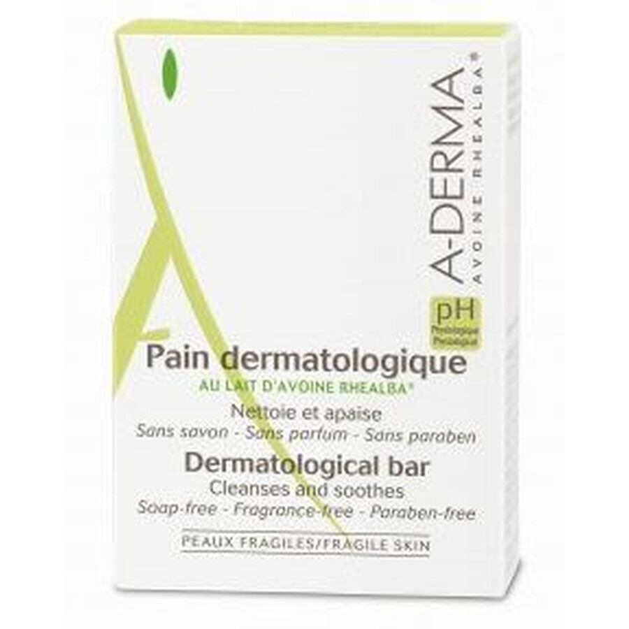 A-Derma PAIN DERMATOLOGIQUE D'AVOINE RHEALBA Dermatologischer Reinigungswürfel 100 g