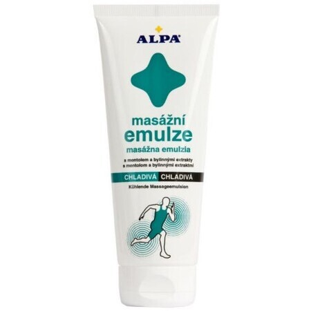 Alpa Emulsion de massage rafraîchissante au menthol 210 ml