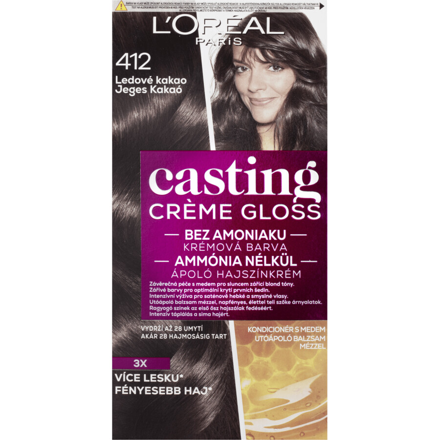 L'Oréal Paris Hair Colour Casting Crème Gloss 412 Ice Cocoa