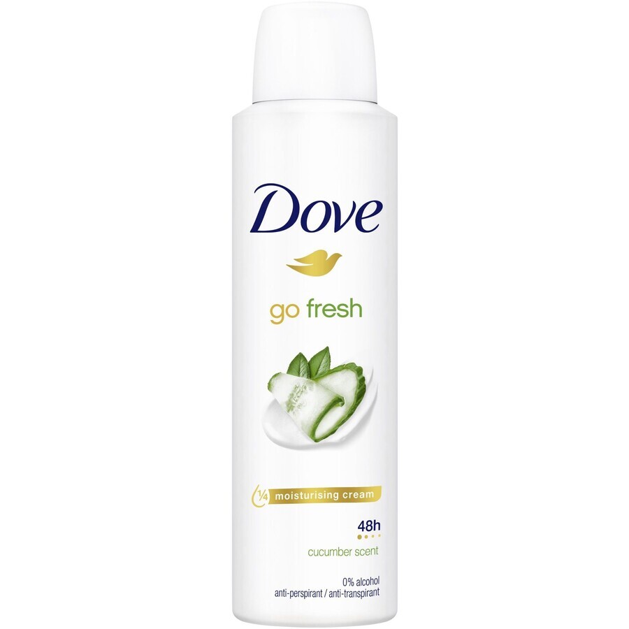 Dove Go fresh spray antitranspirante Pepino y té verde 150 ml