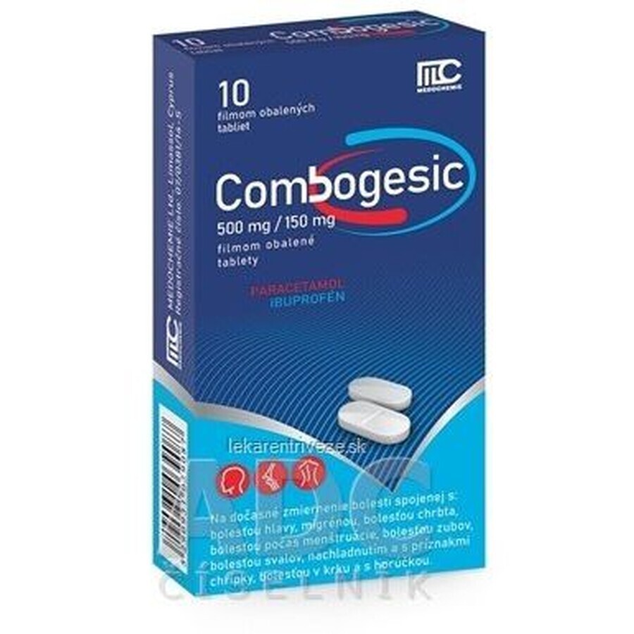 Combogesic 500 mg 10 Stück