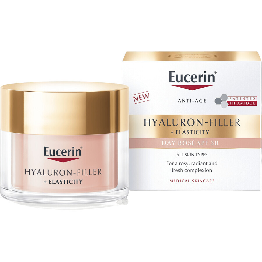 Eucerin Hyaluron-Filler + Rosé Elastizität Tagescreme SPF30 50 ml