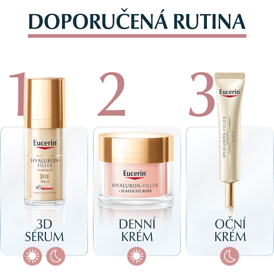 Eucerin Hyaluron-Filler + Rosé Elastizität Tagescreme SPF30 50 ml