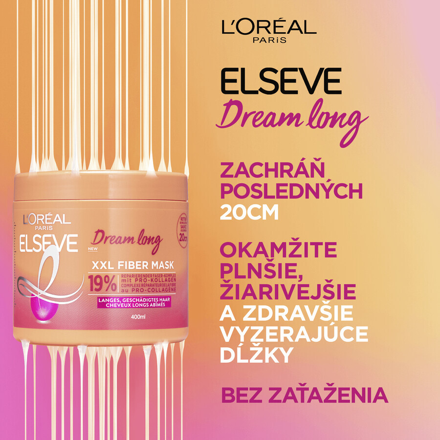 L'Oréal Paris Elseve Dream Long XXL Mască de păr cu fibre 400 ml