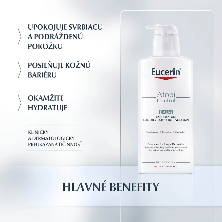 Eucerin AtopiControl Lotion corporelle légère pour peau sèche 400 ml