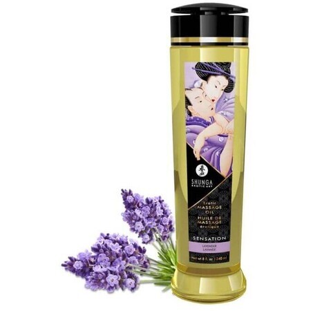 Shunga Sensation Lavendel erotisches Massageöl 240 ml