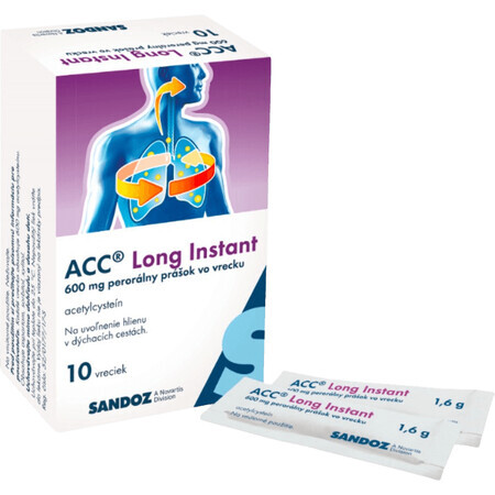 ACC Long Instant 600 mg Pulver in einem Beutel 10 Stück