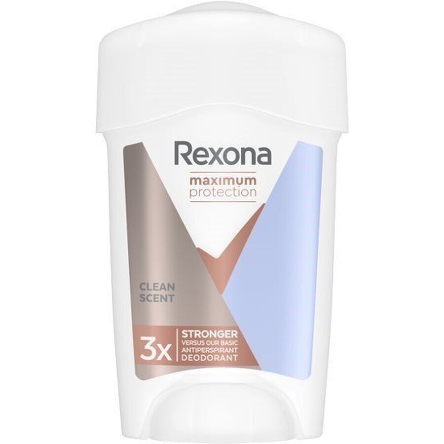 Rexona Maximum Protection Antitranspirant Creme feste Creme mit sauberem Duft 45 ml