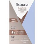 Rexona Maximum Protection Antitranspirant Creme feste Creme mit sauberem Duft 45 ml