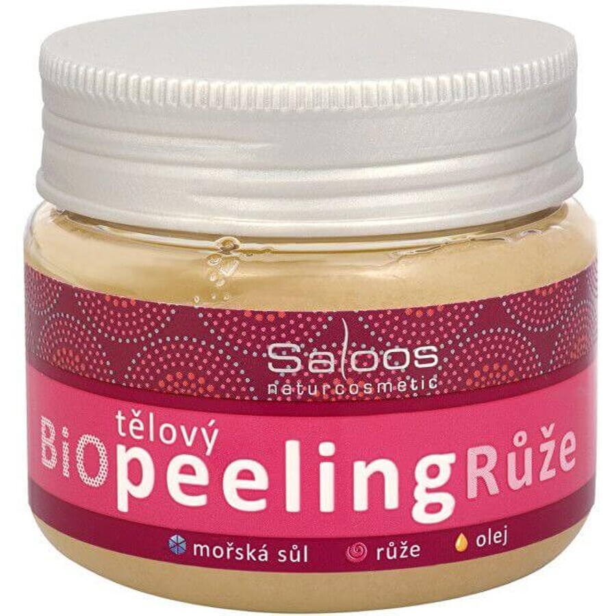 Saloos Bio Körperpeeling - Rose 140 ml