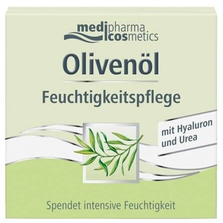 Doliva Olivenöl Feuchtigkeitscreme mit Hyaluronat und Harnstoff 50 ml