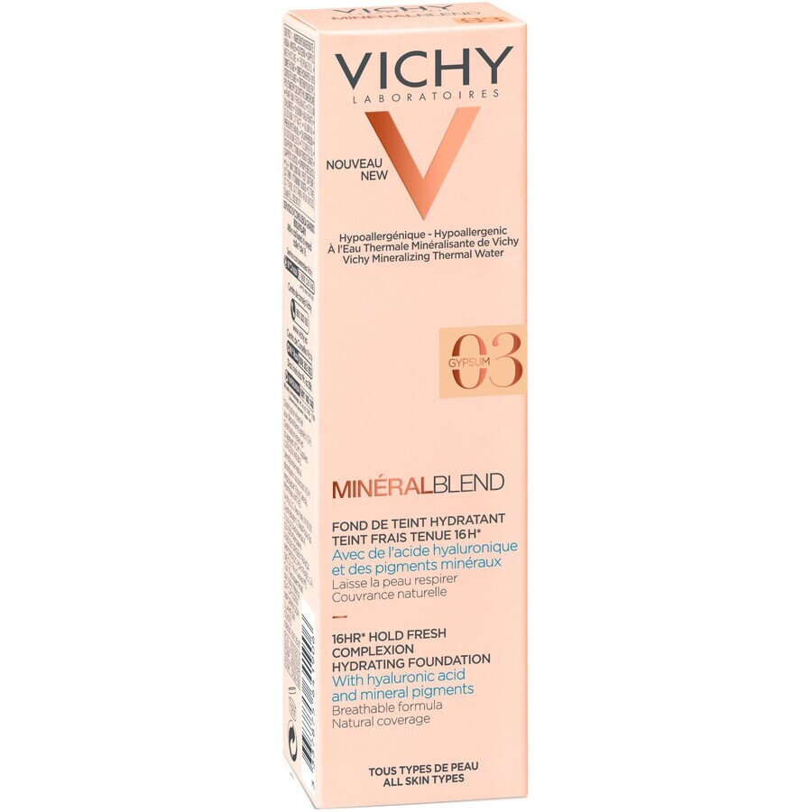 Vichy Minéralblend FdT 03 Gips Feuchtigkeitsspendendes Make-up 30 ml