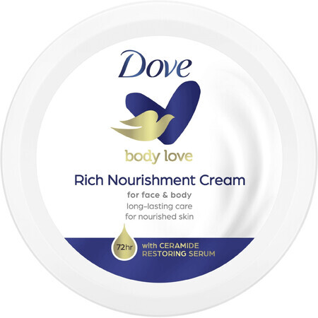 Dove Body Love cremă hrănitoare pentru față și corp 150 ml