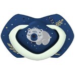 Canpol babies Sleepy Koala Symmetric silicone soother set Light touch 6-18m blue 2 pieces