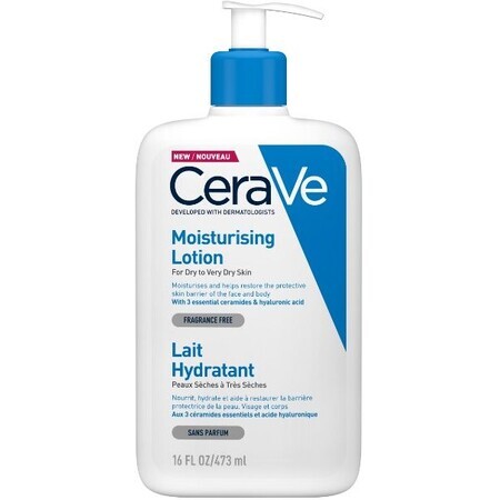 CeraVe Feuchtigkeitslotion für trockene bis sehr trockene Haut 473 ml