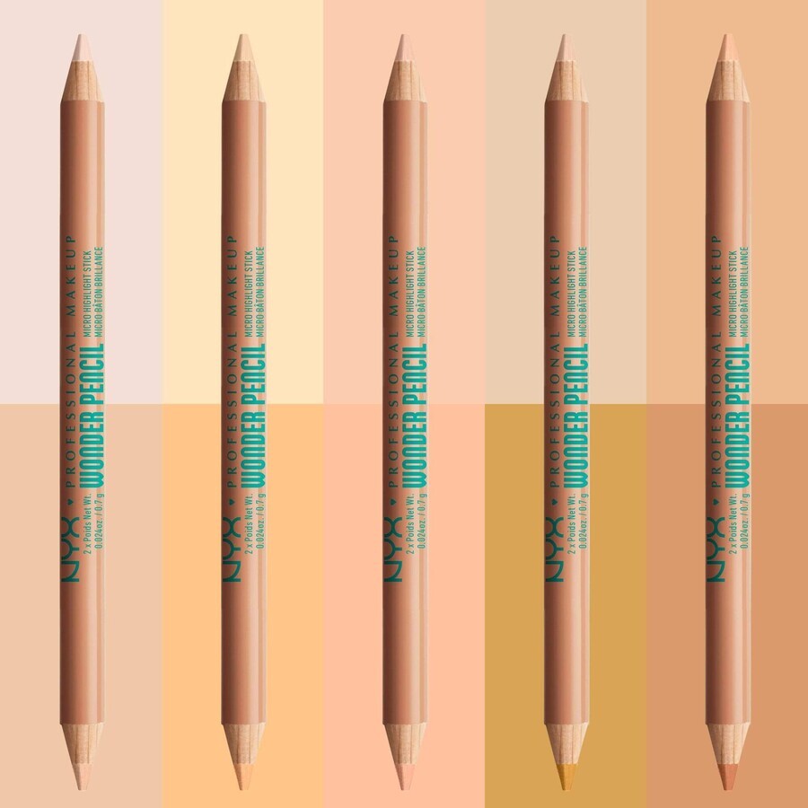 NYX Professional Makeup Professional Makeup Wonder Pencil Wonder Pencil - 03 Medium Peach 2 x 0,7 g