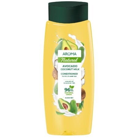 Balsam aromatic pentru păr fin și slab Avocado și lapte de nucă de cocos 400 ml