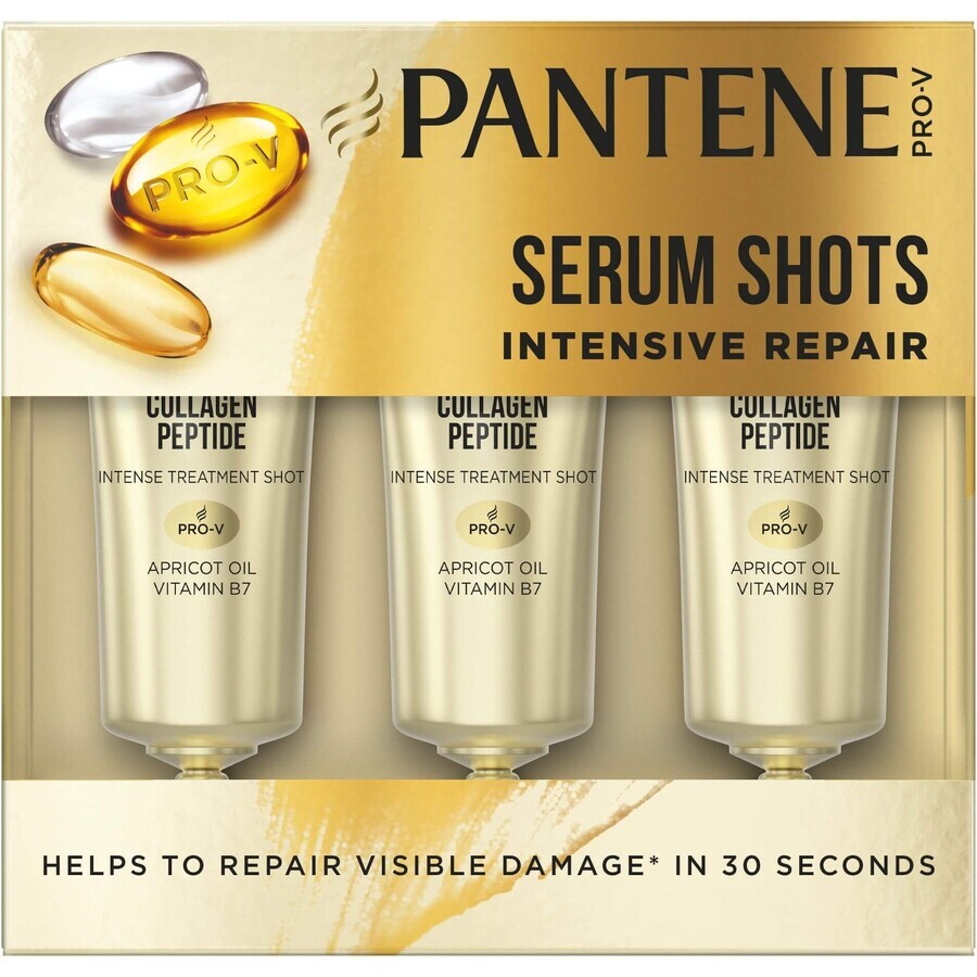 Pantene Pro-V Intensive Repair, Ampule de urgență 3 x 15 ml