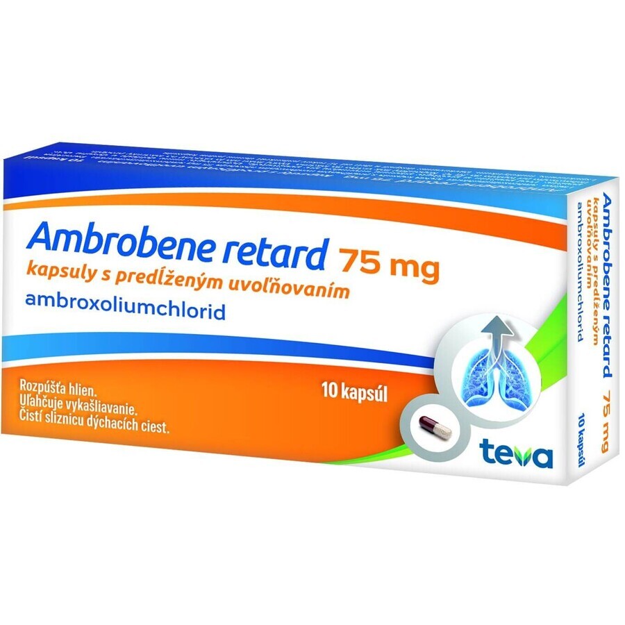 Ambrobene RETARD 75 mg cps plg 10 capsules