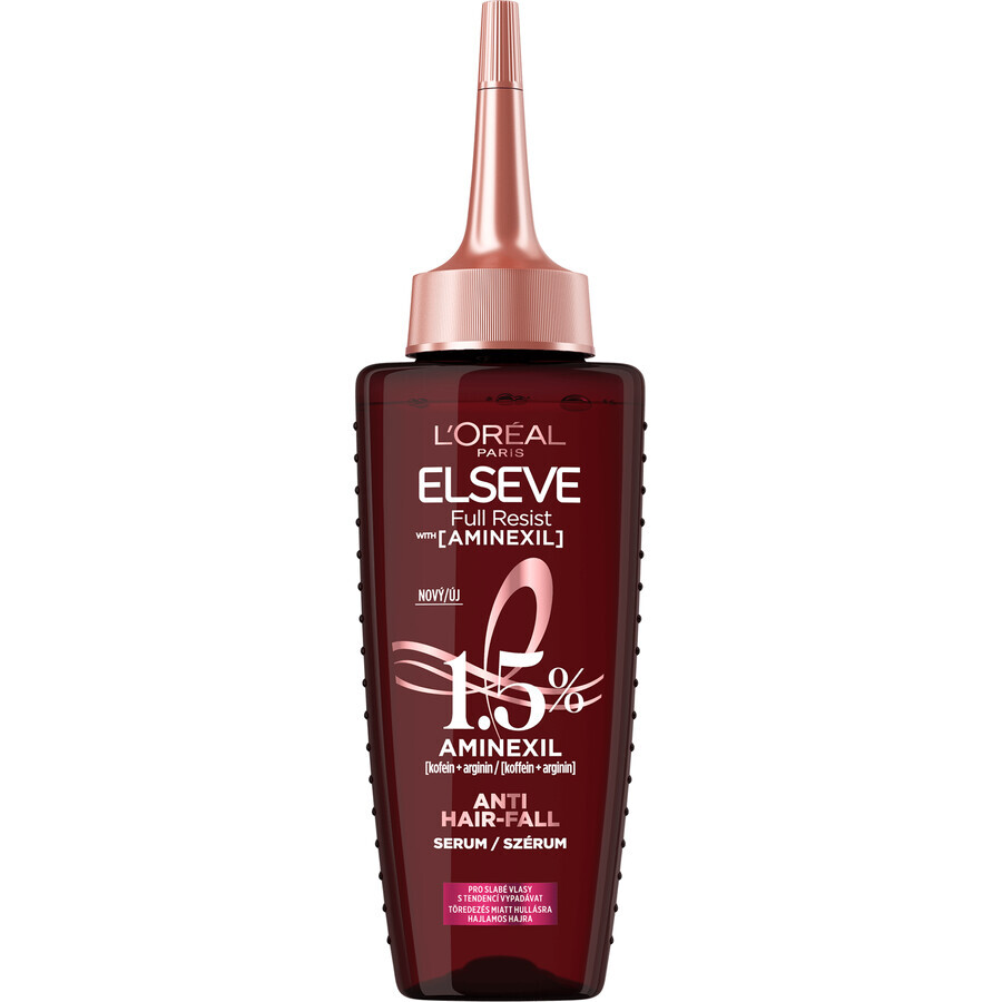 L'Oréal Paris Elseve Elseve Full Resist [Aminexil] Serum für schwaches, zu Haarausfall neigendes Haar, 102 ml