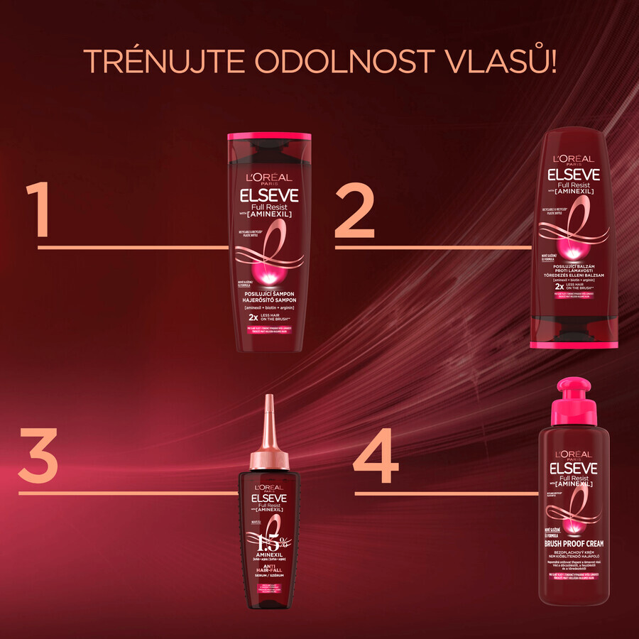 L'Oréal Paris Elseve Full Resist [Aminexil] ser pentru păr slab cu tendință de cădere, 102 ml