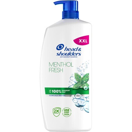 Head & Shoulders Menthol Fresh Anti-Schuppen Shampoo, 800 ml