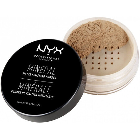 NYX Professional Makeup Mineral Finishing Powder Mineral Finishing Powder - Mittel/Dunkel 8 g