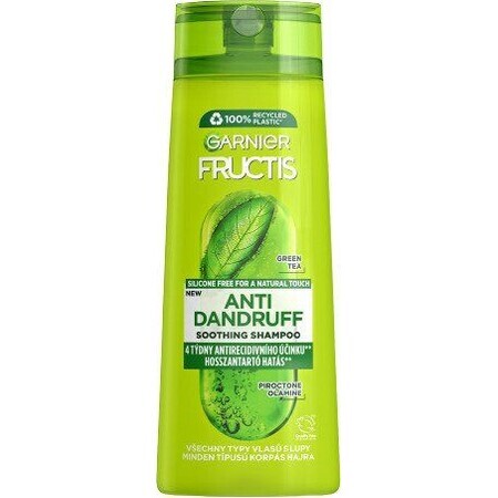 Garnier Fructis Antidandruff soothing shampoo for all dandruff hair types, 250 ml