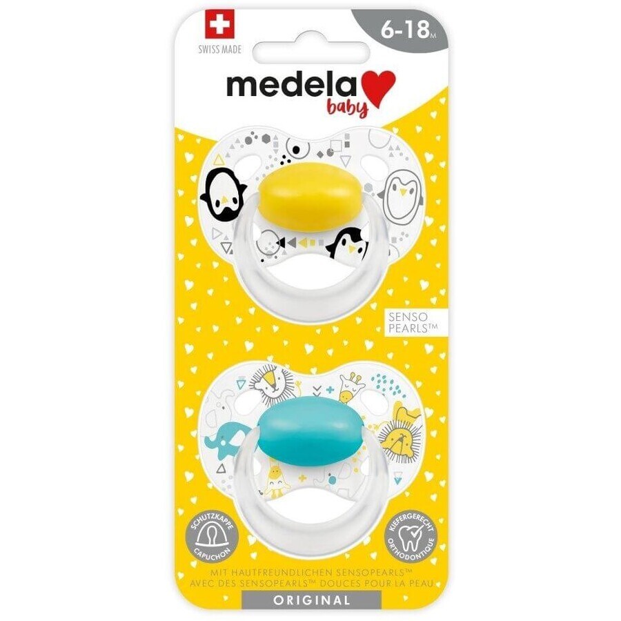 Medela unisex Schnuller Medela 6-18m 2 Stück