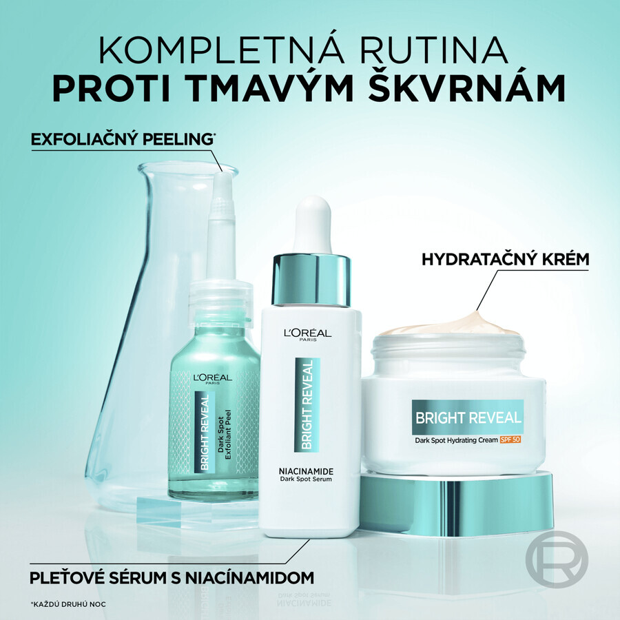 L'Oréal Paris Reveal Anti-Dunkelheit Feuchtigkeitscreme SPF 50, 50 ml