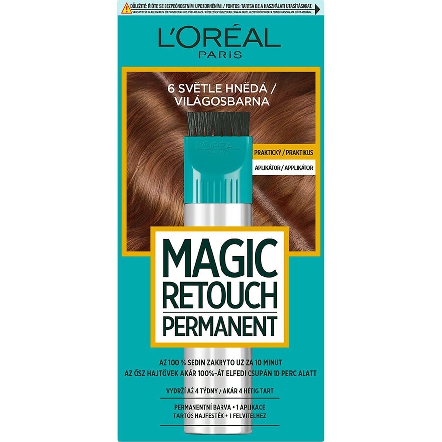 L'Oréal Paris Magic Retouch permanent 6 maro deschis, 27+18 ml