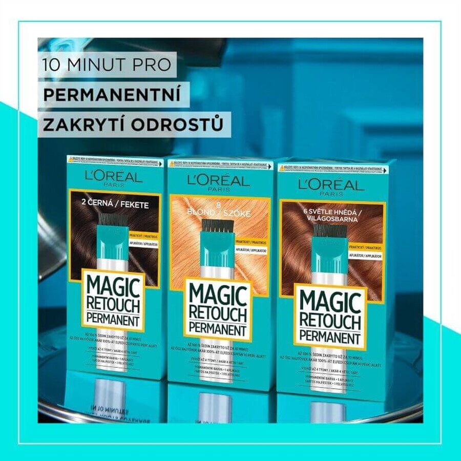 L'Oréal Paris Magic Retouch permanent 6 hellbraun, 27+18 ml