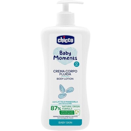 Chicco Baby Moments Latte Corpo con dispenser 87% ingredienti naturali 500 ml