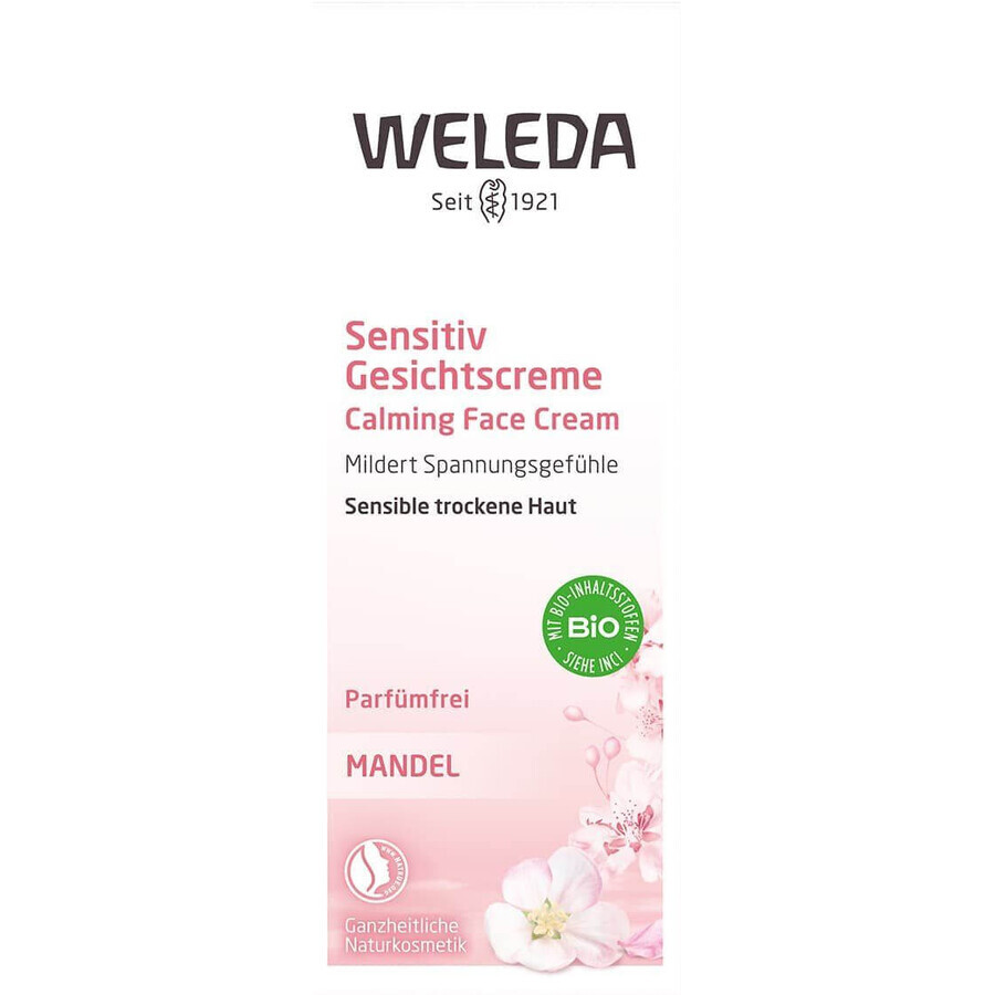 Weleda Cremă de migdale pentru piele sensibilă 30 ml